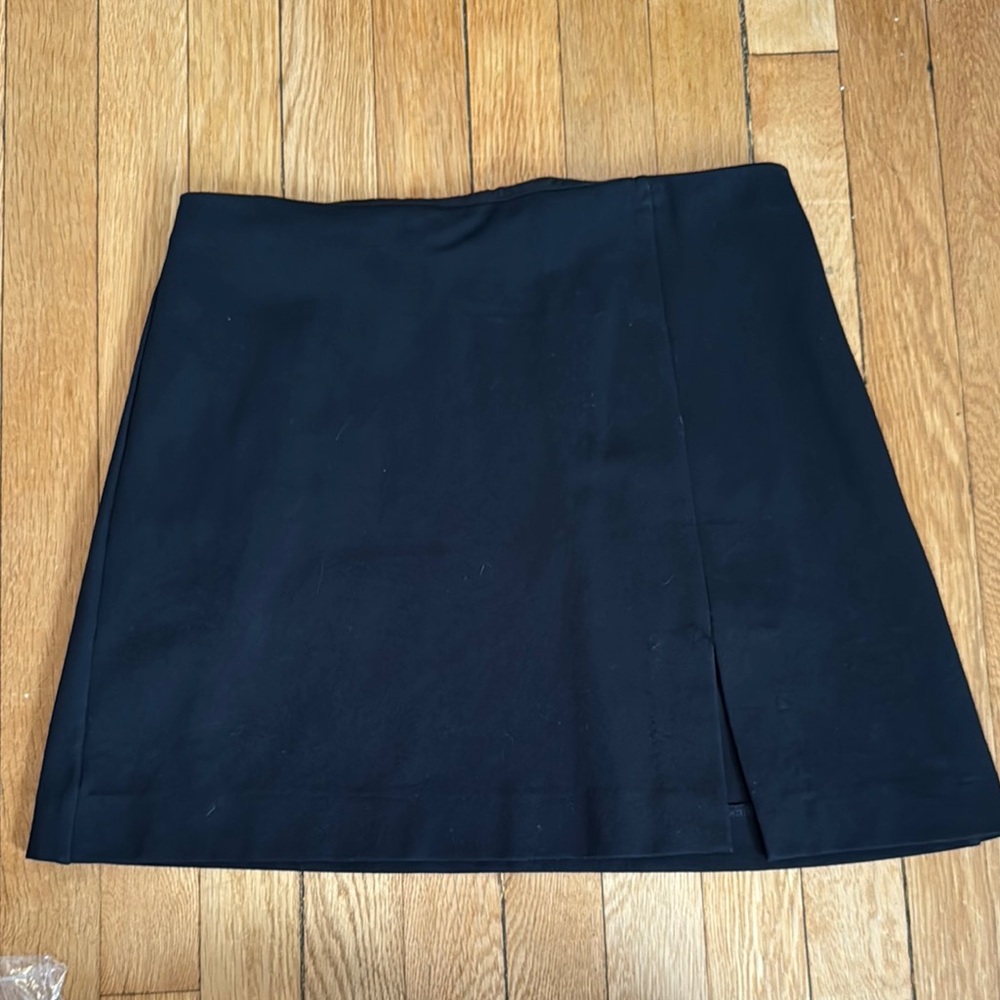 anthropologie/maeve black mini skirt